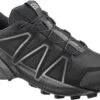 CHAUSSURES SALOMON SPEEDCROSS 4 WIDE FORCES - NOIR -Salomon 00001 CHAUSSURES SALOMON SPEEDCROSS 4 WIDE FORCES NOIR