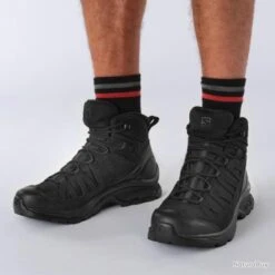 CHAUSSURES SALOMON QUEST PRIME FORCES GTX (GoreTex) NORMÉE - Noire -Salomon 00004 CHAUSSURES SALOMON QUEST PRIME FORCES GTX GoreTex NORMEE noire 1