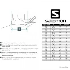 Chaussures SALOMON Quest 4D GTX FORCES Noir Pointure 43 1/3 -Salomon 00010 Chaussures SALOMON Quest 4D GTX FORCES Noir Pointure 43 1 3