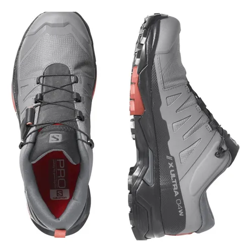 Tenis Senderismo Salomon X Ultra 4 Gtx Gris Mujer L41623100 6 Tenis Senderismo Salomon X Ultra 4 Gtx Gris Mujer L41623100 – Image 4