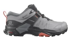 Tenis Senderismo Salomon X Ultra 4 Gtx Gris Mujer L41623100