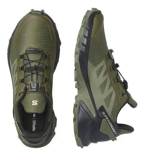 Tenis Trail Salomon Supercross 4 Verde Hombre L47205100 6 Tenis Trail Salomon Supercross 4 Verde Hombre L47205100 – Image 4
