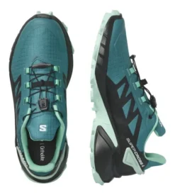 Tenis Trail Salomon Supercross 4 Azul Mujer L47119500 -Salomon D NQ NP 997888 MLM53736057792 022023 O