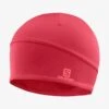 Bonnet SALOMON Active Beanie Red Chili / Scarlet -Salomon bonnet salomon active beanie red chili scarlet