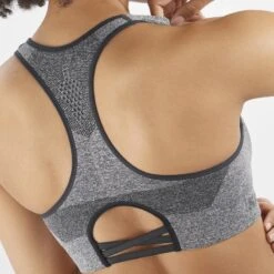 Brassière SALOMON Essential Move'On Deep Black / Heather -Salomon brassiere salomon essential moveon deep black heather 2