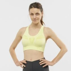 Brassière SALOMON Move'On Bra Sunny Lime / Heather