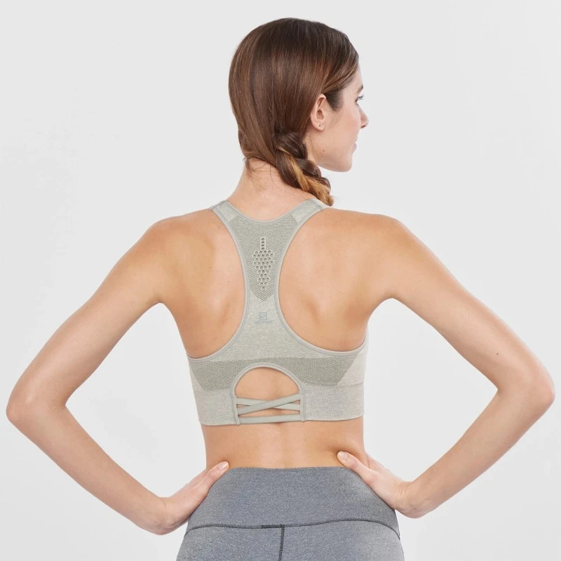 Brassière SALOMON Move'On Bra Wrought Iron / Heather 6 Brassière SALOMON Move'On Bra Wrought Iron / Heather – Image 4