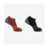 Chaussettes SALOMON SPEED 2 PACK Red Black