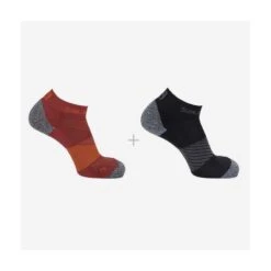 Chaussettes SALOMON SPEED 2 PACK Red Black