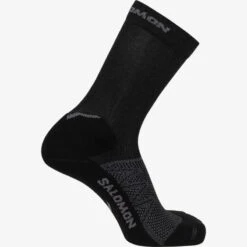Chaussettes SALOMON Speedcross Crew Black / White