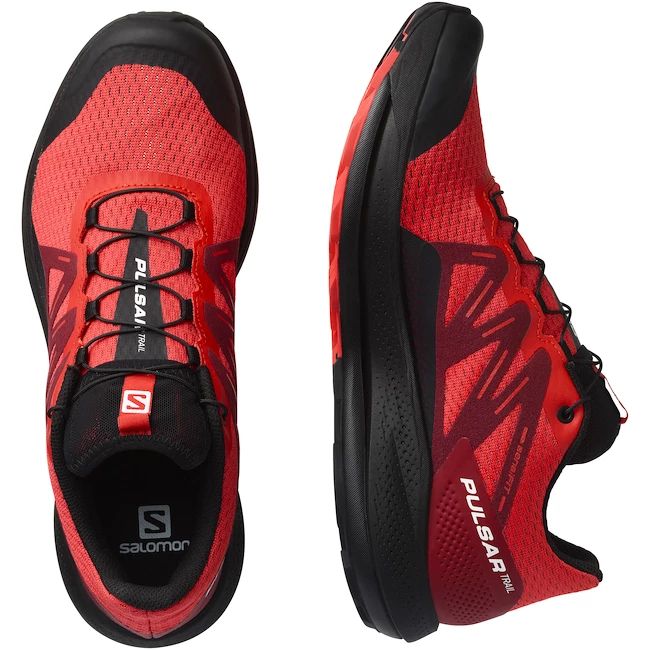 Chaussures De Running Pour Homme Salomon Pulsar Trail Poppy Red/Biking Red 9 Chaussures De Running Pour Homme Salomon Pulsar Trail Poppy Red/Biking Red – Image 7