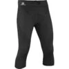 Collant 3/4 SALOMON Exo Motion Mid Tight Homme Noir -Salomon collant 34 salomon exo motion mid tight homme noir