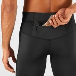 Collant SALOMON Agile Long Tight Homme Black / Nocturne -Salomon collant salomon agile long tight homme black nocturne 4