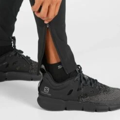 Collant SALOMON Agile Long Tight Homme Black / Nocturne -Salomon collant salomon agile long tight homme black nocturne 5