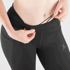 Collant SALOMON Cross Run 21" Tight Femme Black -Salomon collant salomon cross run 21 tight femme black 3