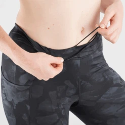 Collant SALOMON Cross Run 21" Tight Femme Black / AO -Salomon collant salomon cross run 21 tight femme black ao 3