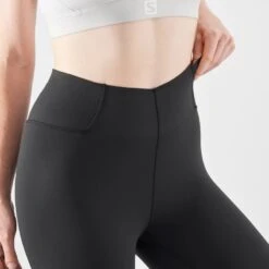Collant SALOMON Cross Run 23" Tight Femme Black -Salomon collant salomon cross run 23 tight femme black 3