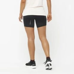 Cuissard SALOMON Cross Run Tight 5 Femme Deep Black
