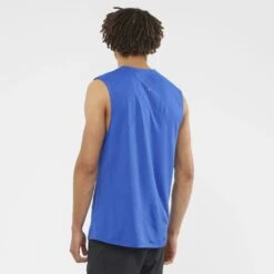Débardeur SALOMON Sense Aero Tank Homme Nautical Blue 8 Débardeur SALOMON Sense Aero Tank Homme Nautical Blue -Salomon debardeur salomon sense aero tank homme nautical blue 2