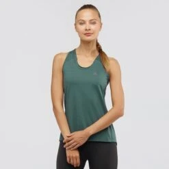 Débardeur SALOMON XA Tank Femme Balsam Green