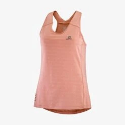Débardeur SALOMON XA Tank Femme Brick Dust -Salomon debardeur salomon xa tank femme brick dust 2