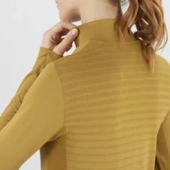 Haut SALOMON Comet Seamless HZ Femme Cumin / Bronze Brown -Salomon haut salomon comet seamless hz femme cumin bronze brown 3