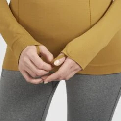 Haut SALOMON Comet Seamless HZ Femme Cumin / Bronze Brown -Salomon haut salomon comet seamless hz femme cumin bronze brown 4