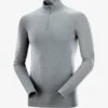 Haut SALOMON Essential Seamless HZ Base Homme Quiet Shade -Salomon haut salomon essential seamless hz base homme quiet shade