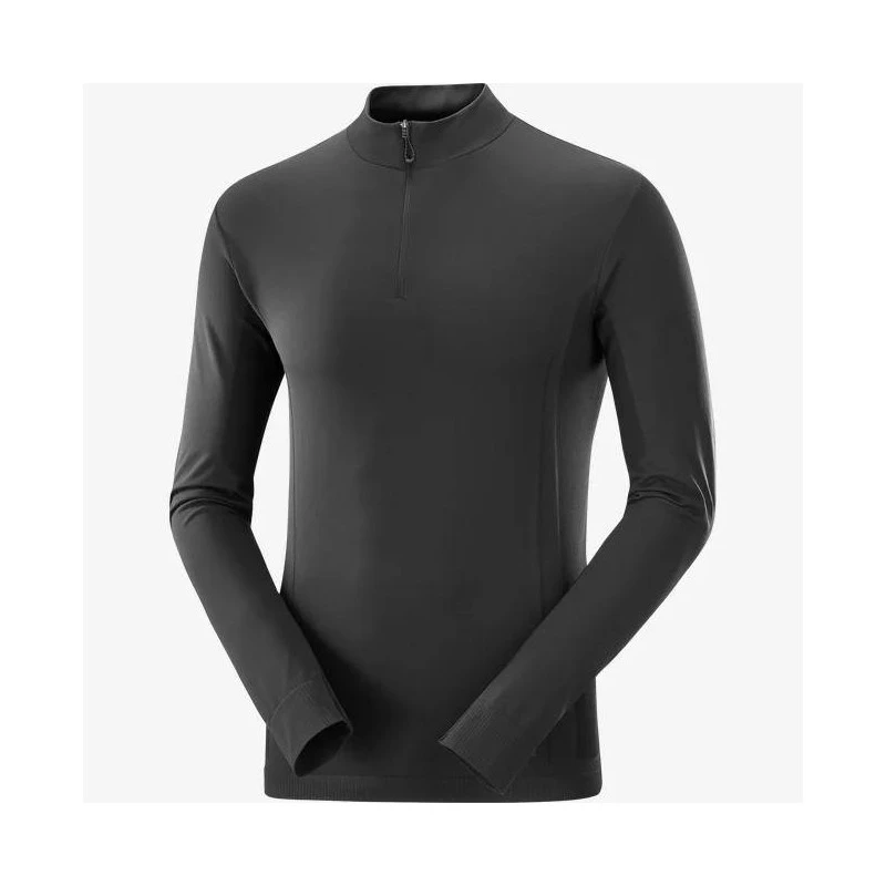 Haut SALOMON Explore Seamless HZ Homme Deep Black 6 Haut SALOMON Explore Seamless HZ Homme Deep Black – Image 4