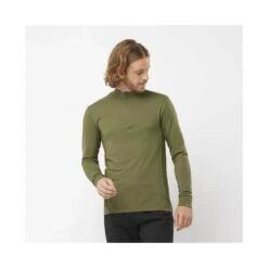 Haut SALOMON Explore Seamless HZ Homme Grape Leaf