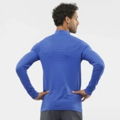 Haut SALOMON Explore Seamless HZ Homme Nautical Blue -Salomon haut salomon explore seamless hz homme nautical blue 2