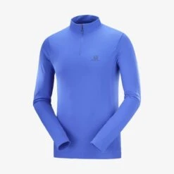 Haut SALOMON Explore Seamless HZ Homme Nautical Blue