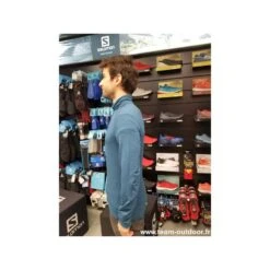Haut SALOMON Outline HZ Mid Homme Mallard Blue -Salomon haut salomon outline hz mid homme mallard blue 2