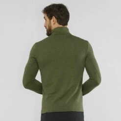 Haut SALOMON Outline HZ Mid Homme Olive Night -Salomon haut salomon outline hz mid homme olive night 2