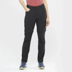 Pantalon SALOMON Wayfarer Zip Off Pants Femme Black / Black