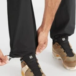 Pantalon SALOMON Wayfarer Zip Off Pants Homme Black -Salomon pantalon salomon wayfarer zip off pants homme black 3