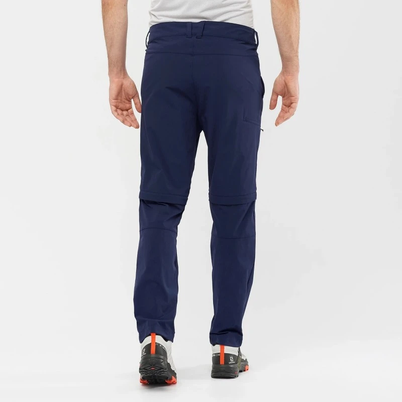 Pantalon SALOMON Wayfarer Zip Off Pants Homme Night Sky 5 Pantalon SALOMON Wayfarer Zip Off Pants Homme Night Sky – Image 3