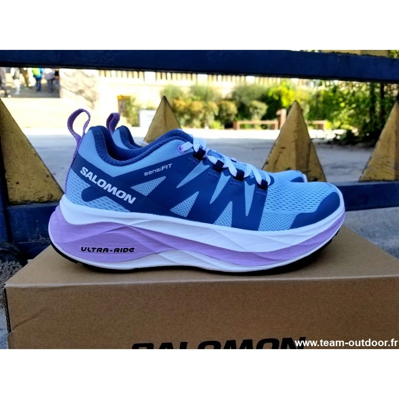 SALOMON Glide Max Femme Angel Falls / White / Orchid Bloom 4 SALOMON Glide Max Femme Angel Falls / White / Orchid Bloom – Image 2