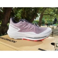 SALOMON Pulsar Trail Femme Quail / Lunar Rock / Poppy Red 15 SALOMON Pulsar Trail Femme Quail / Lunar Rock / Poppy Red -Salomon salomon pulsar trail femme quail lunar rock poppy red 4