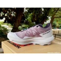 SALOMON Pulsar Trail Femme Quail / Lunar Rock / Poppy Red 16 SALOMON Pulsar Trail Femme Quail / Lunar Rock / Poppy Red -Salomon salomon pulsar trail femme quail lunar rock poppy red 5