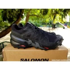 SALOMON Speedcross 6 Femme Black / Black / Phantom -Salomon salomon speedcross 6 femme black black phantom 2