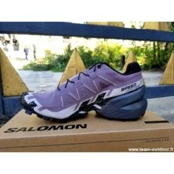 SALOMON Speedcross 6 Femme Moonscape / Black / Ashes Of Roses -Salomon salomon speedcross 6 femme moonscape black ashes of roses 5