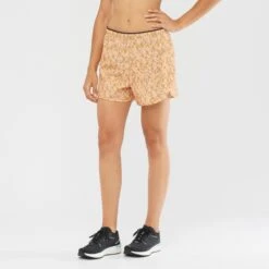 Short SALOMON Agile Short Femme Almond Cream / AO