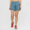 Short SALOMON Agile Short Femme Mallard Blue / AO / Ebony -Salomon short salomon agile short femme mallard blue ao ebony