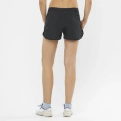 Short SALOMON Cross 2in1 Femme Black -Salomon short salomon cross 2in1 femme black 2