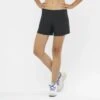 Short SALOMON Cross 5" Femme Deep Black -Salomon short salomon cross 5 femme deep black