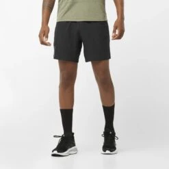 Short SALOMON Cross 7" NO L Homme Deep Black
