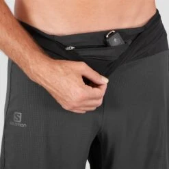 Short SALOMON Exo Motion Twinskin Short Homme Black -Salomon short salomon exo motion twinskin short homme black 2