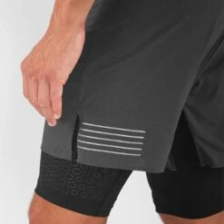 Short SALOMON Exo Motion Twinskin Short Homme Black -Salomon short salomon exo motion twinskin short homme black 4