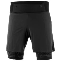 Short SALOMON EXO TWINSKIN SHORT Homme Black